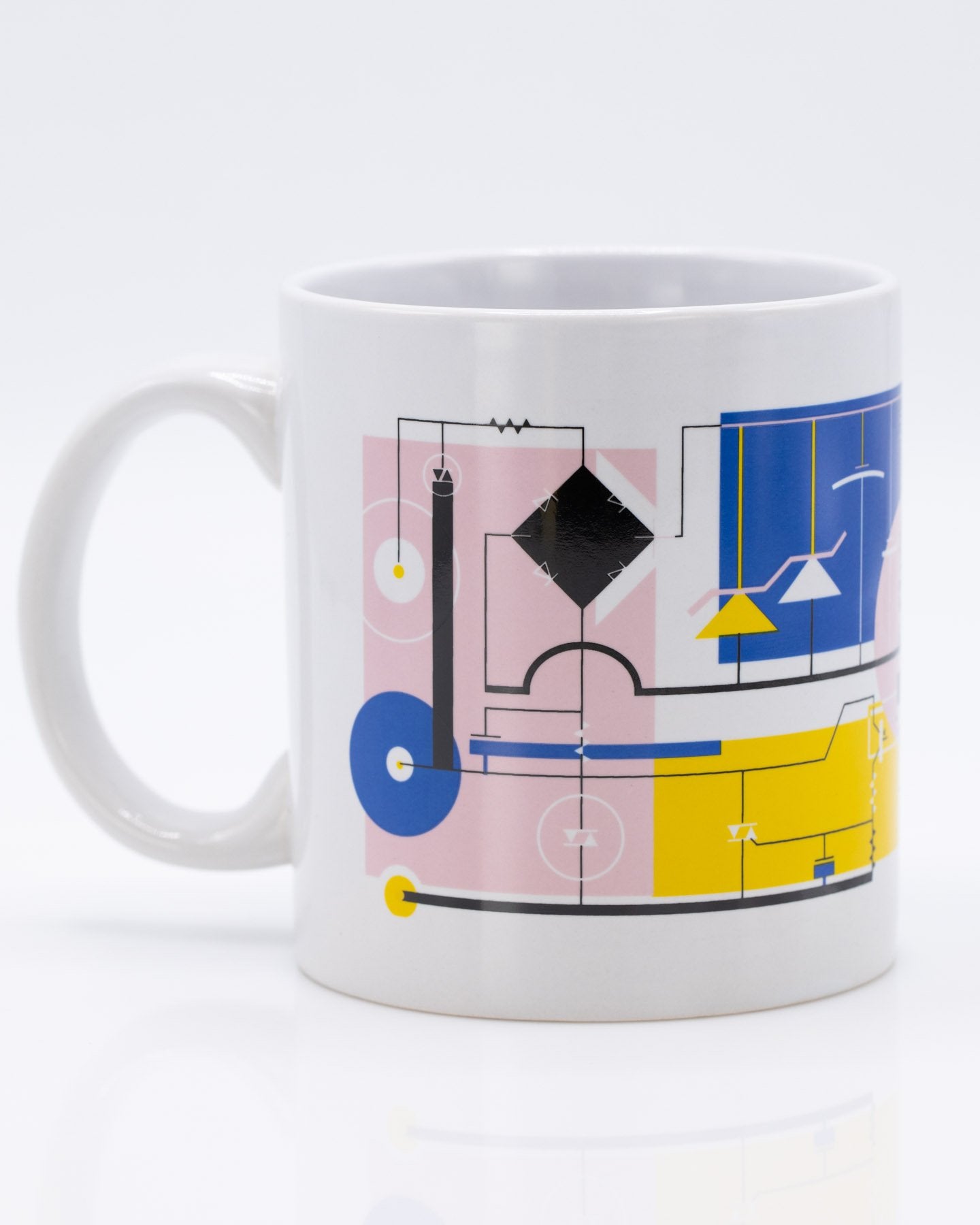 Modern Art Circuit 20 oz Mega Mug