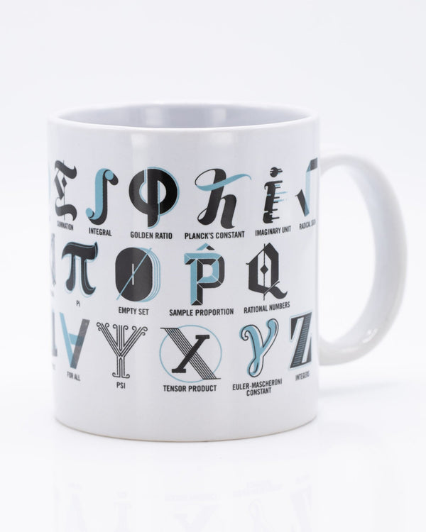 Mathematical Alphabet 20 oz Mega Mug