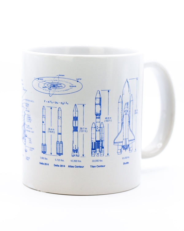 Rocketry Mega Mug by Cognitive Surplus