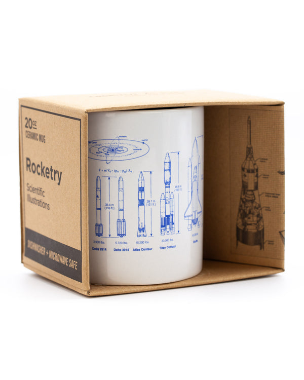 Rocketry Mega Mug by Cognitive Surplus in box