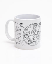 Night Sky Star Chart 11 oz Ceramic Mug