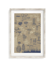 Mushrooms Museum Print