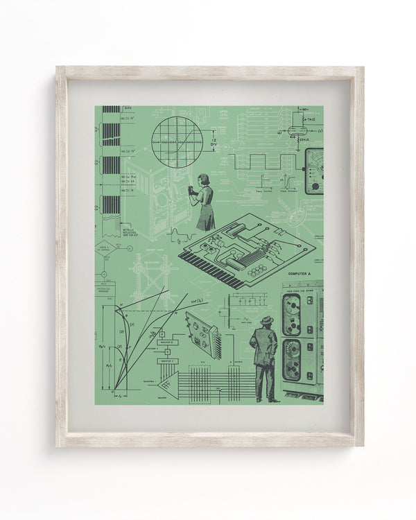 Early Computers Museum Print