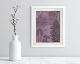 Forest at Dusk Museum Print