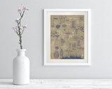 Mushrooms Museum Print