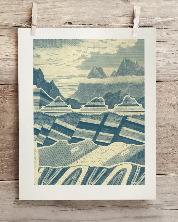 Geology Layers Museum Print