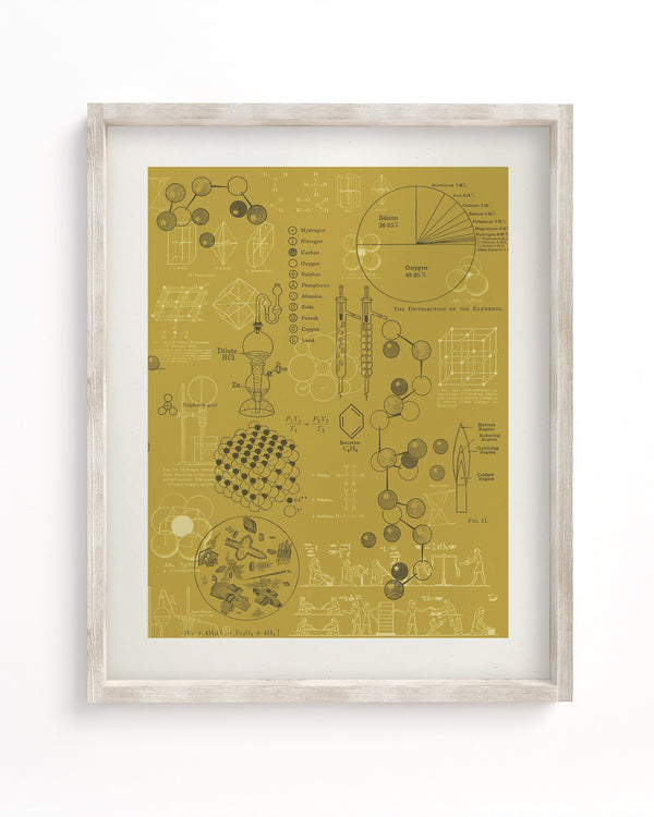 Chemistry Models Museum Print