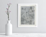 Paleontology Museum Print