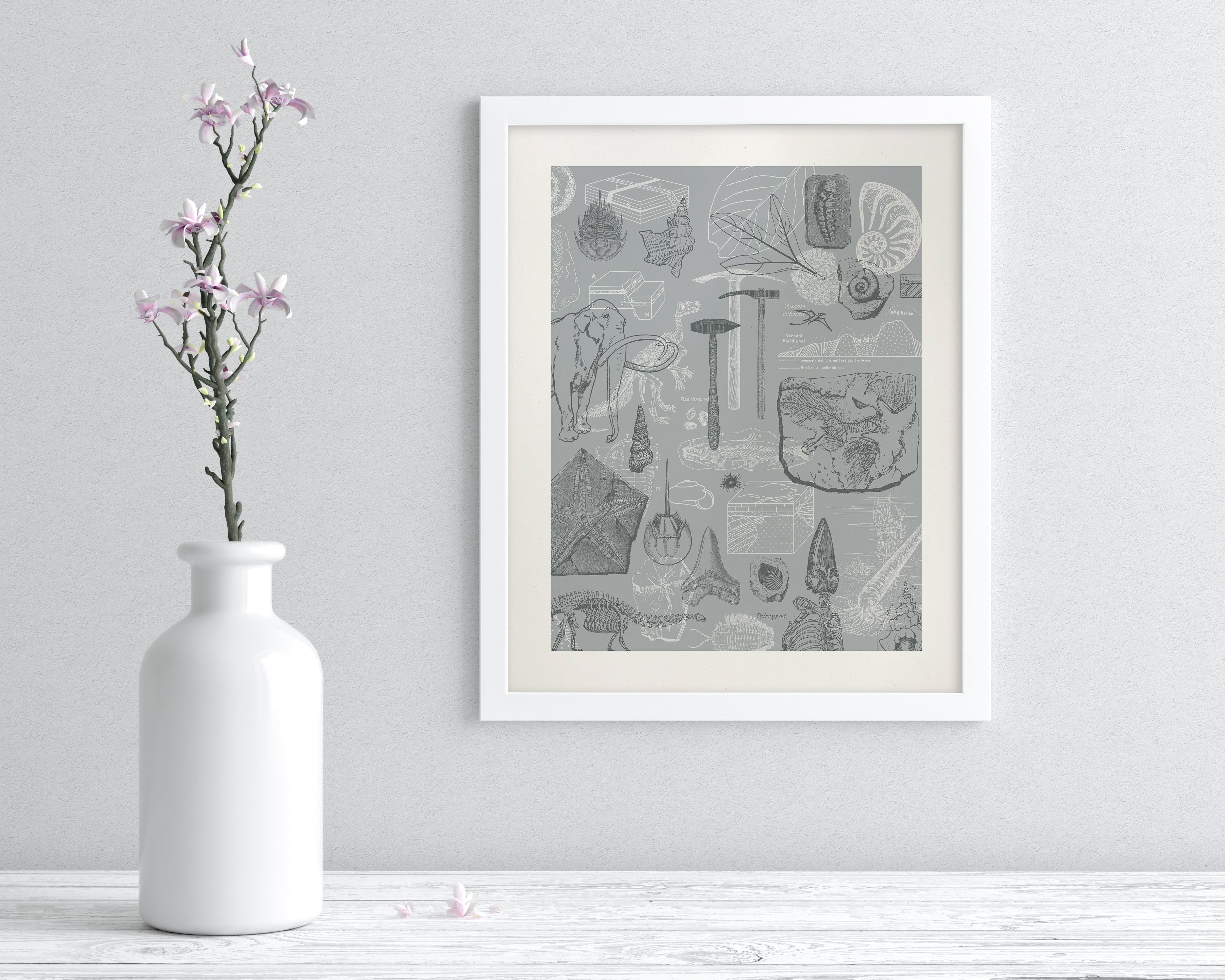 Paleontology Museum Print