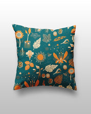 Retro Botany Pillow Cover