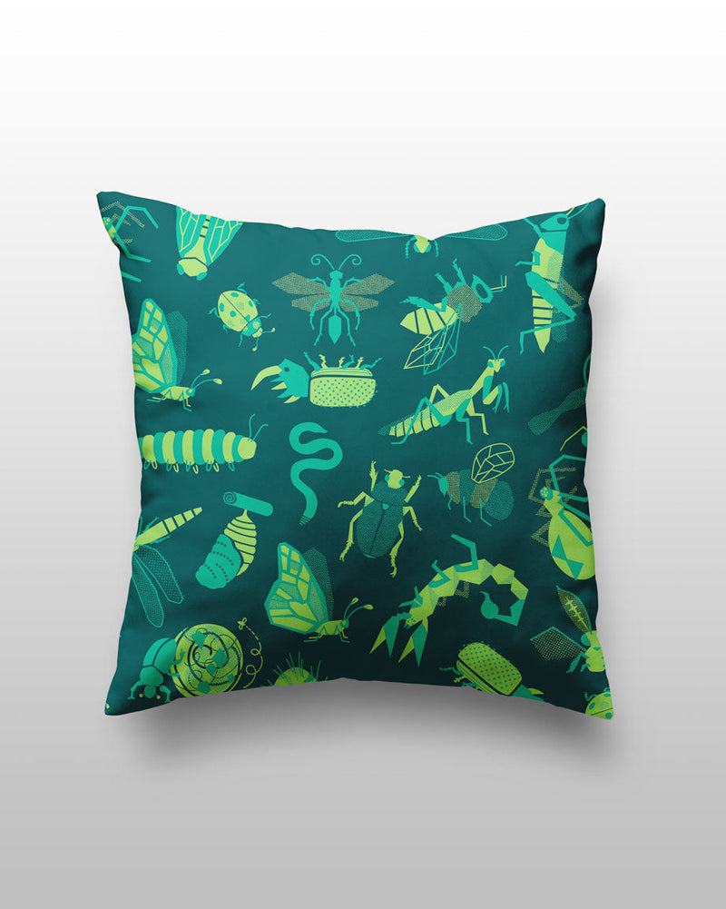 Retro Insects Pillow Cover