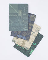 Engineering Plate 3 Pocket Notebooks 4-pack