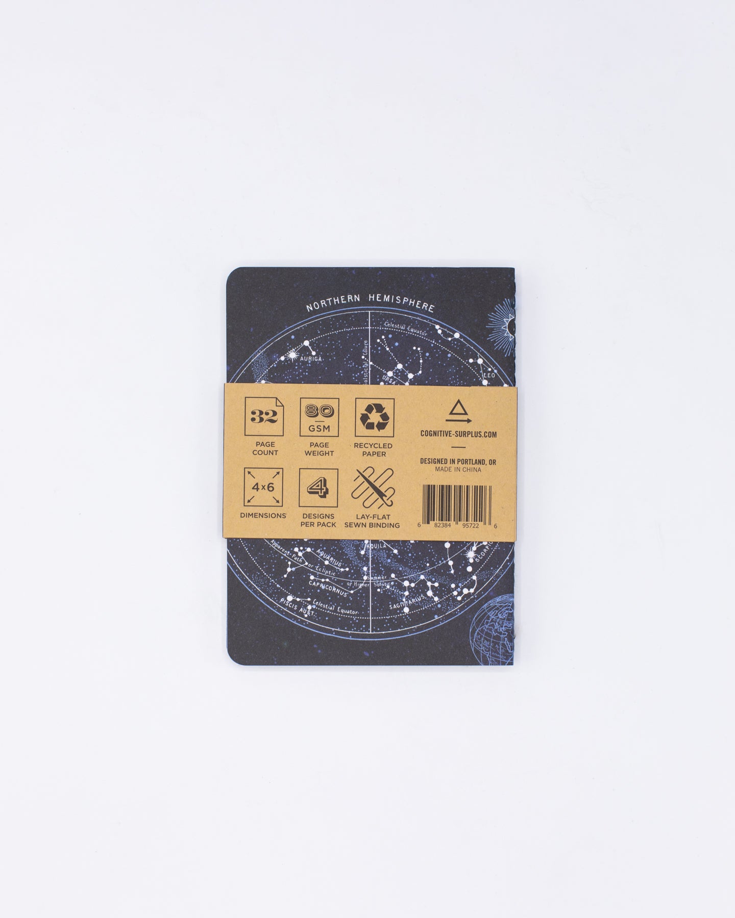 Space Science Pocket Notebook 4-pack