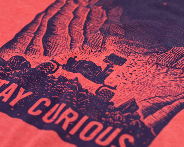 Stay Curious – Mars Rover Youth Tee Shirt