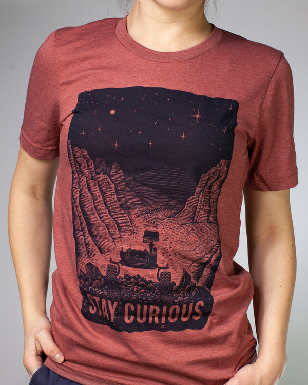 Stay Curious - Mars Rover Tee Shirt