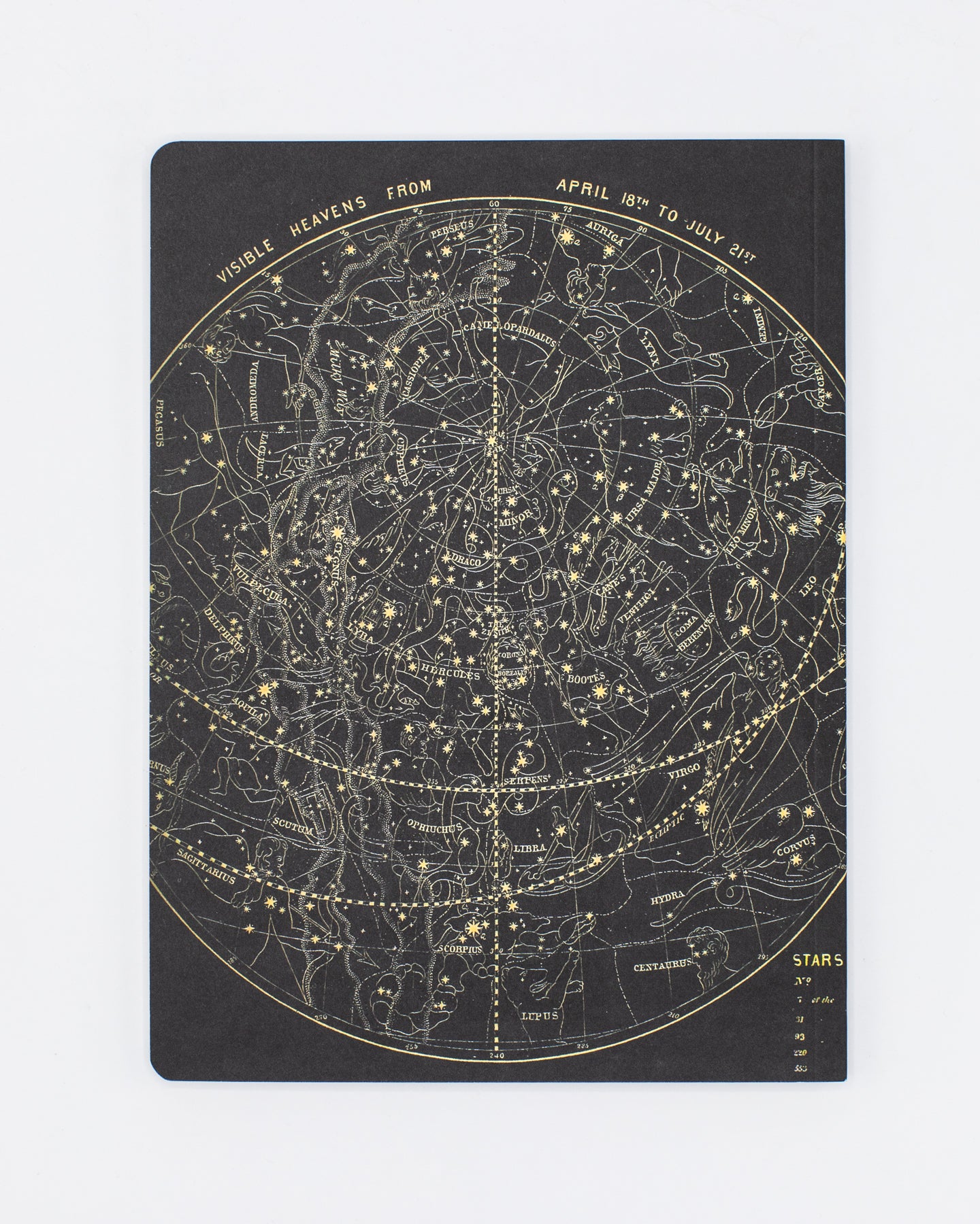 Astronomy Star Chart Softcover Notebook - Dot Grid