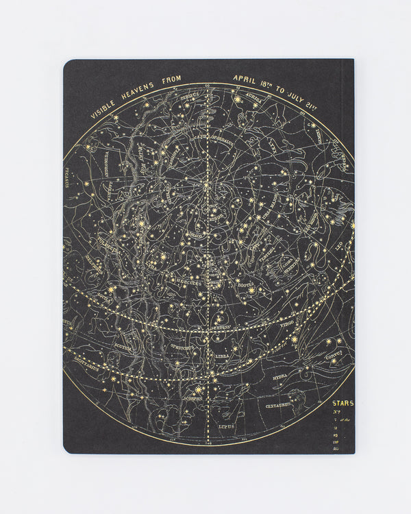 Astronomy Star Chart Softcover Notebook - Dot Grid