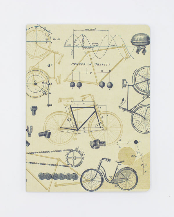 Bicycle Science Softcover Notebook - Lined