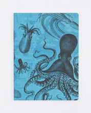 Cephalopods: Octopus & Squid Softcover Notebook - Lined