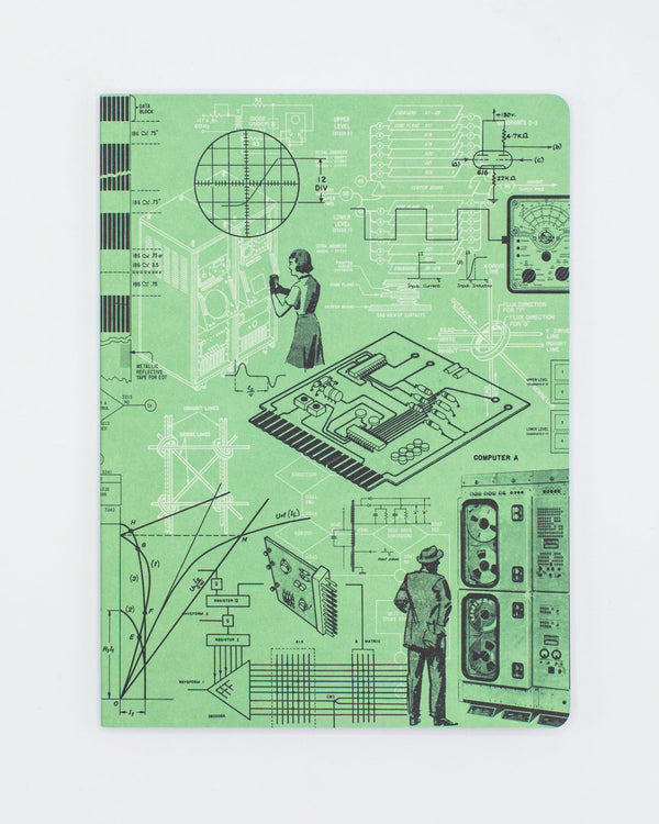 Early Computers Softcover - Dot Grid