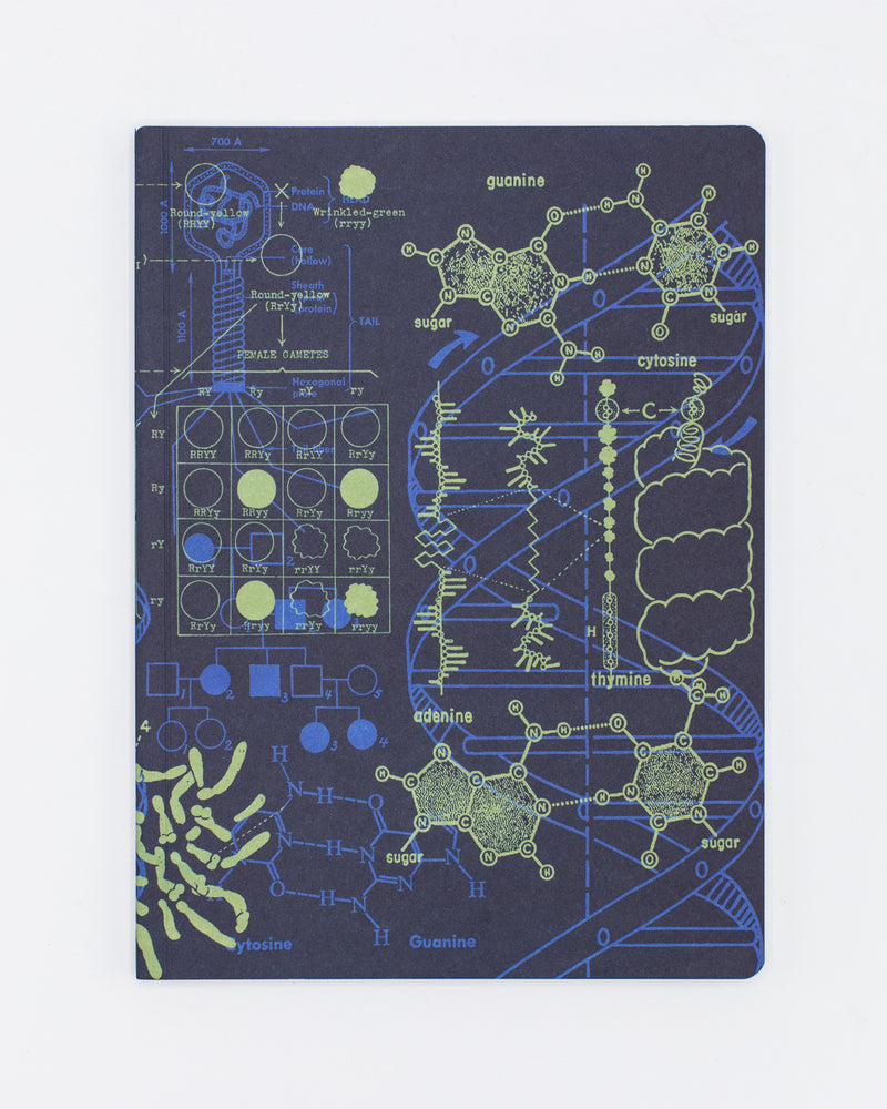 Genetics and DNA Softcover Notebook - Dot Grid