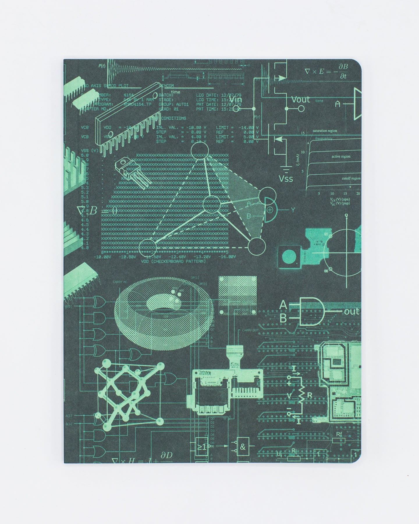 Electronic Engineering Softcover Notebook - Dot Grid