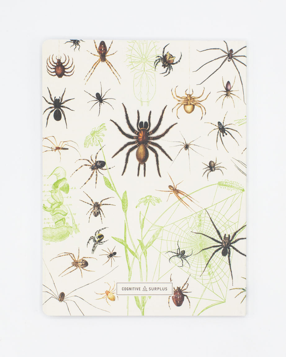 Spiders Softcover Notebook - Lined