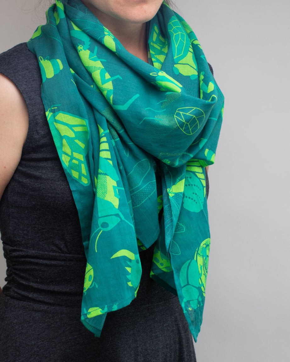 Retro Insects Scarf