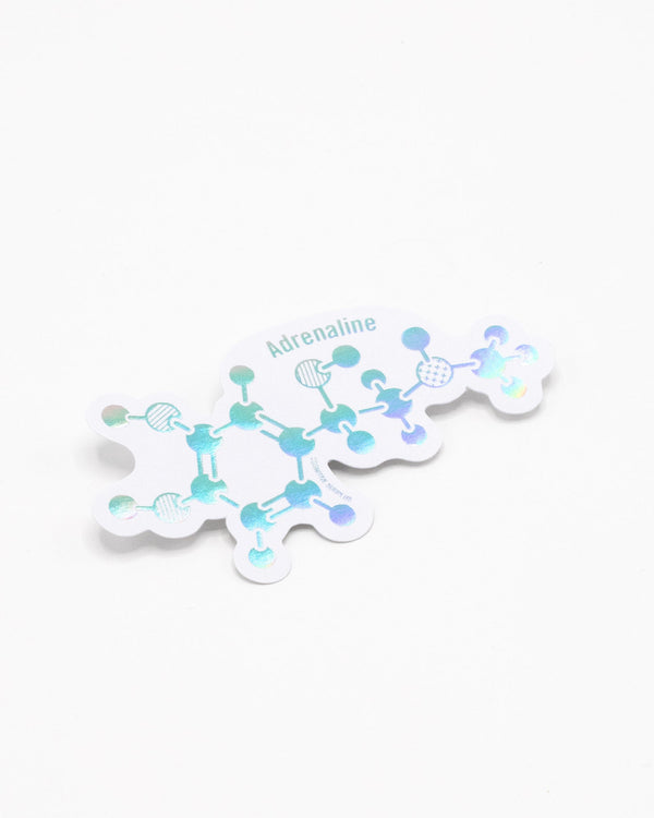 Adrenaline Fight or Flight Molecule Sticker