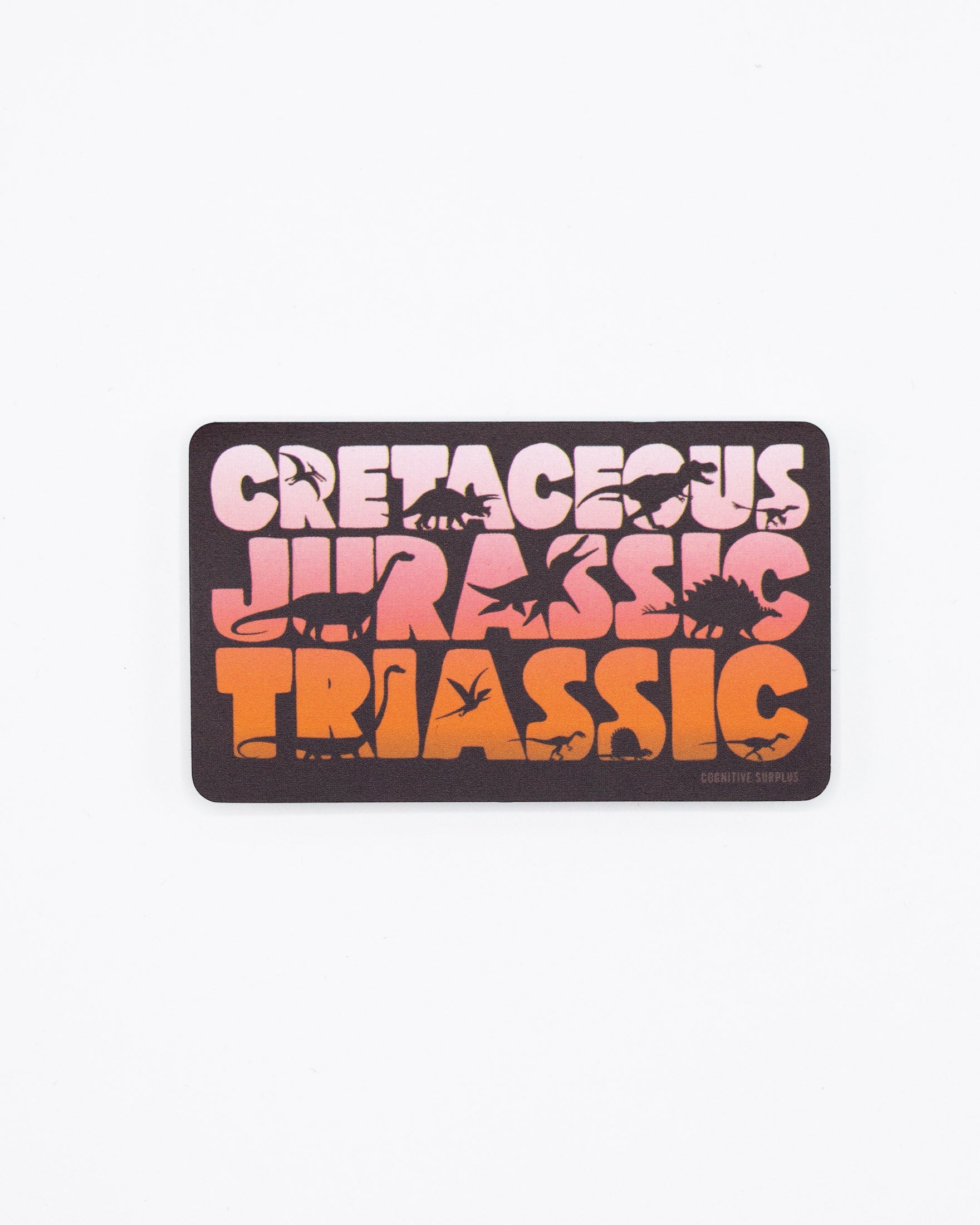 Eras of Dinosaurs Sticker