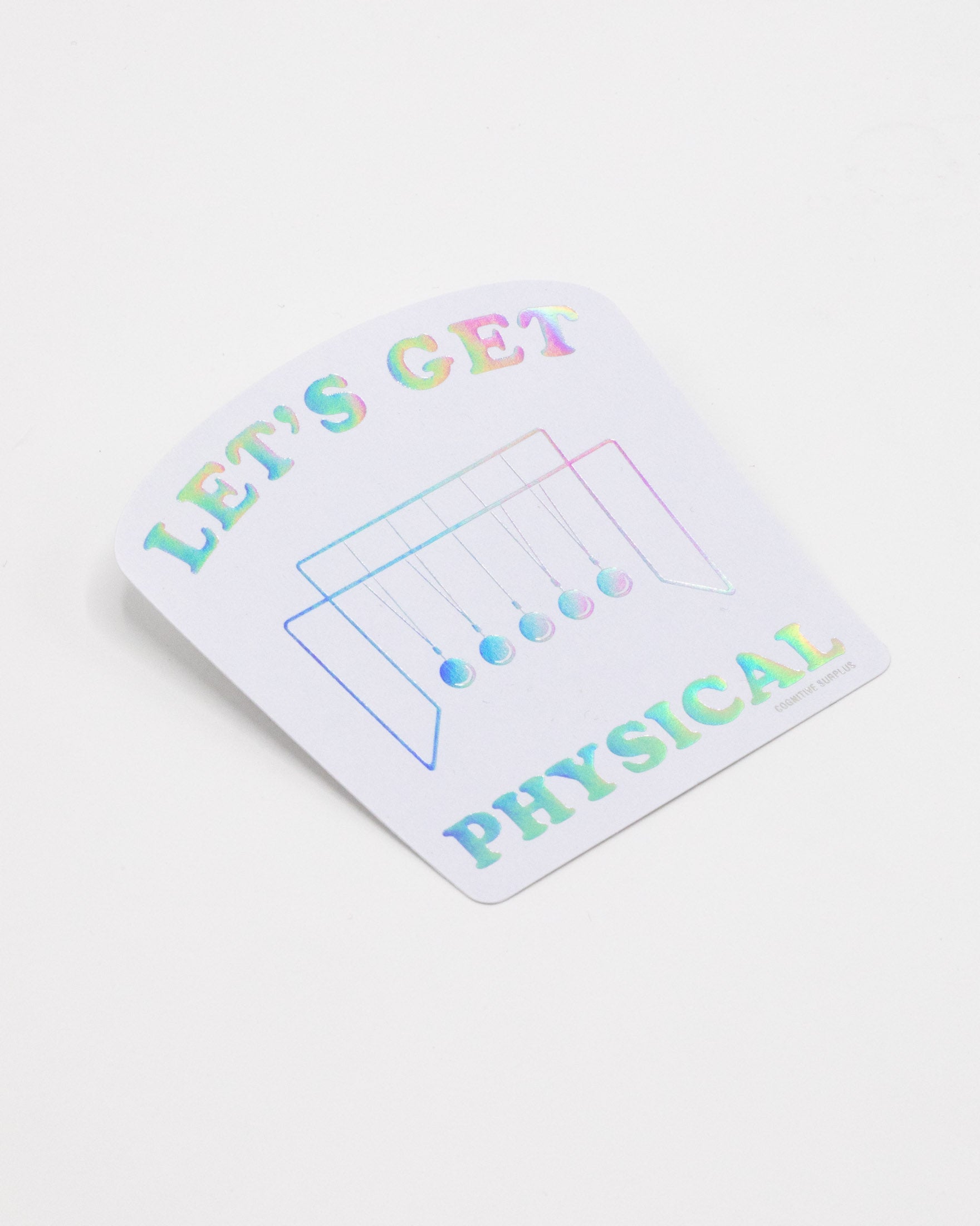 Let's Get Physical Sticker