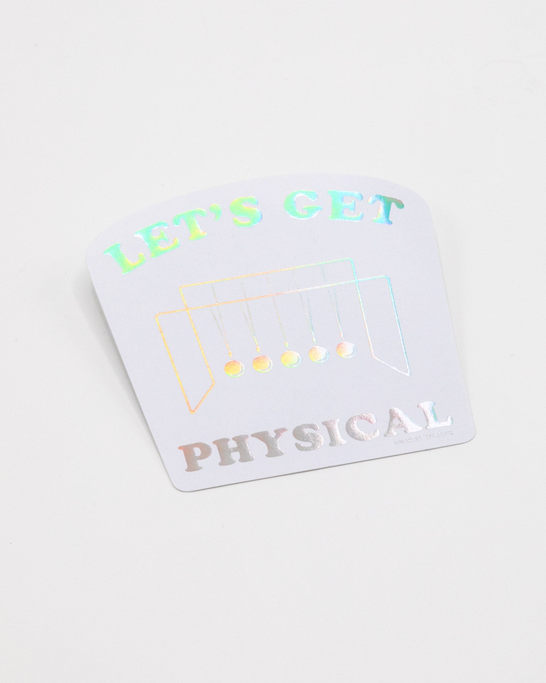 Let's Get Physical Sticker