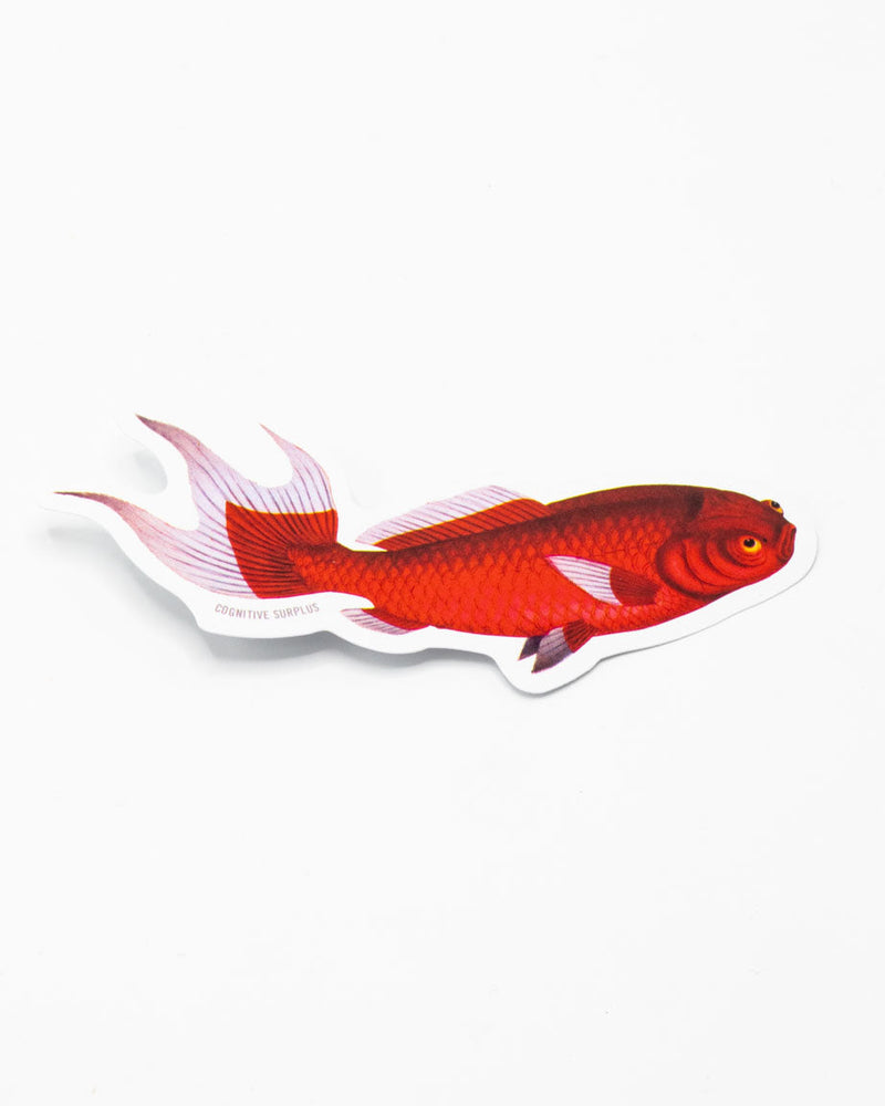 Red Fish Sticker