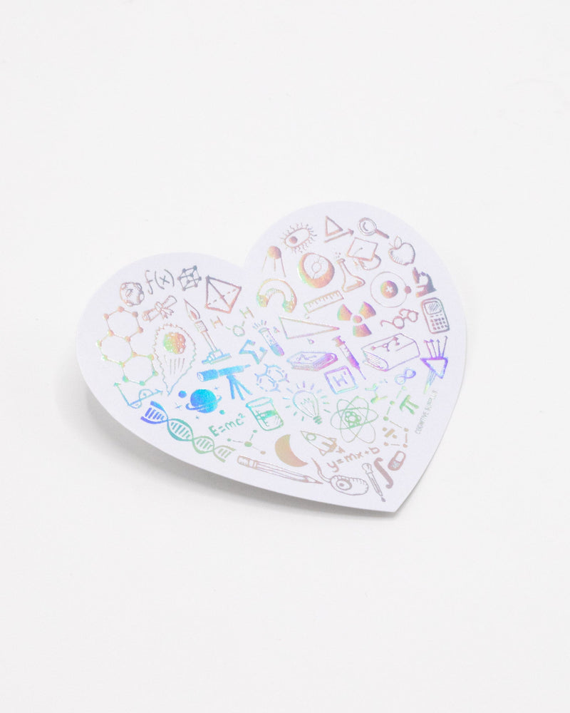 Science is Love Sticker