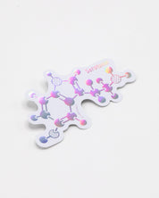 Serotonin: Happiness Molecule Sticker