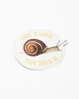 Home is where your shell is Sticker