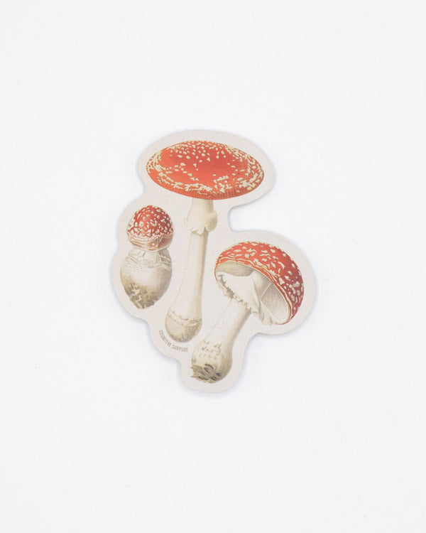 Fly Agaric Poisonous Mushrooms Sticker