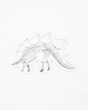 Stegosaurus Skeleton Sticker