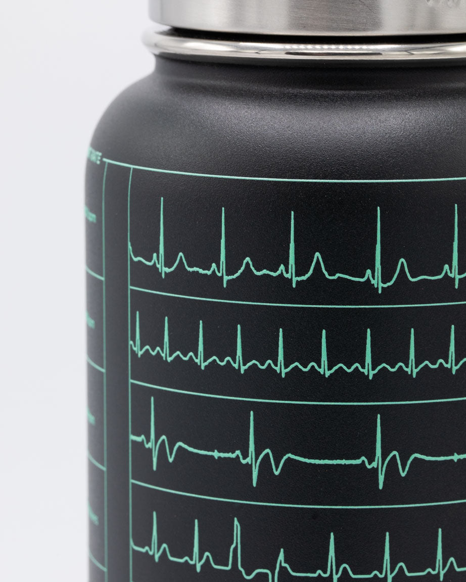 Heartbeat 32 oz Steel Bottle