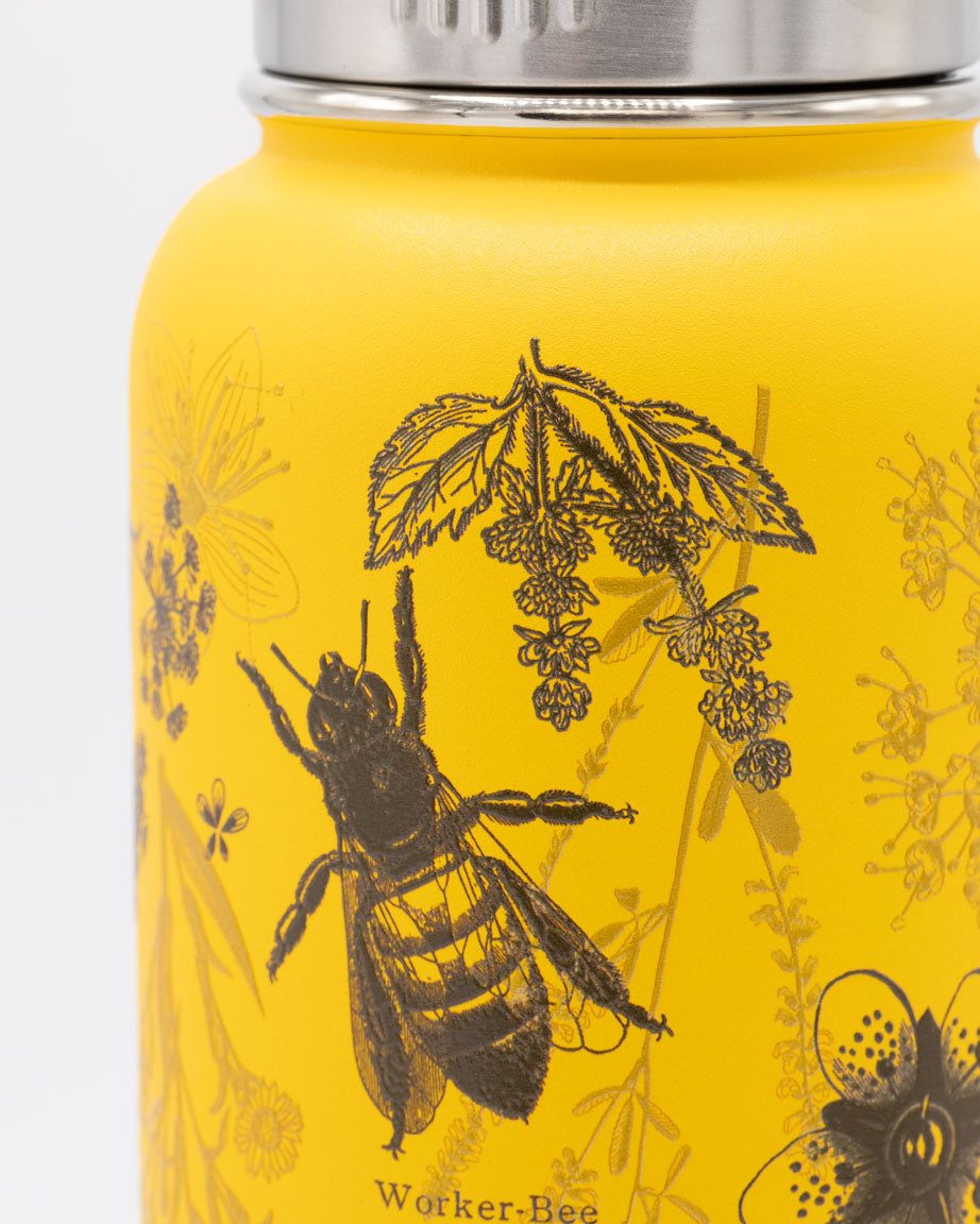 Honey Bee 32 oz Steel Bottle