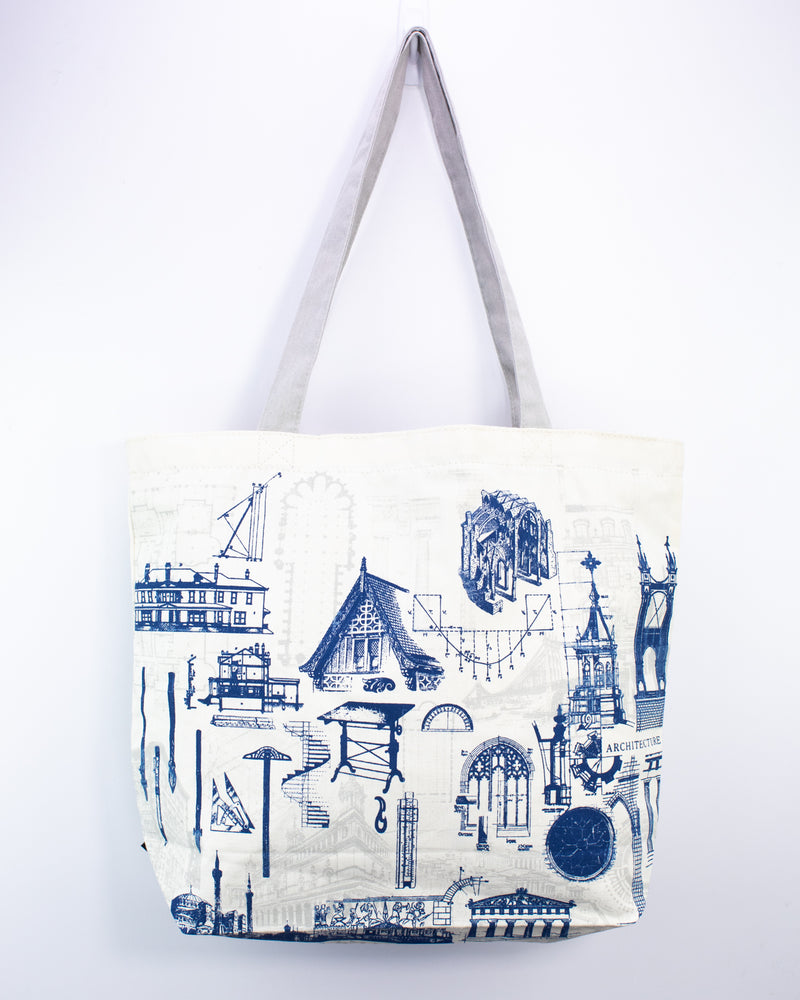 Architecture Canvas Shoulder Tote