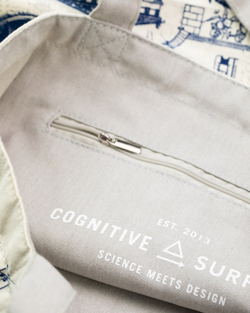 Architecture Canvas Shoulder Tote