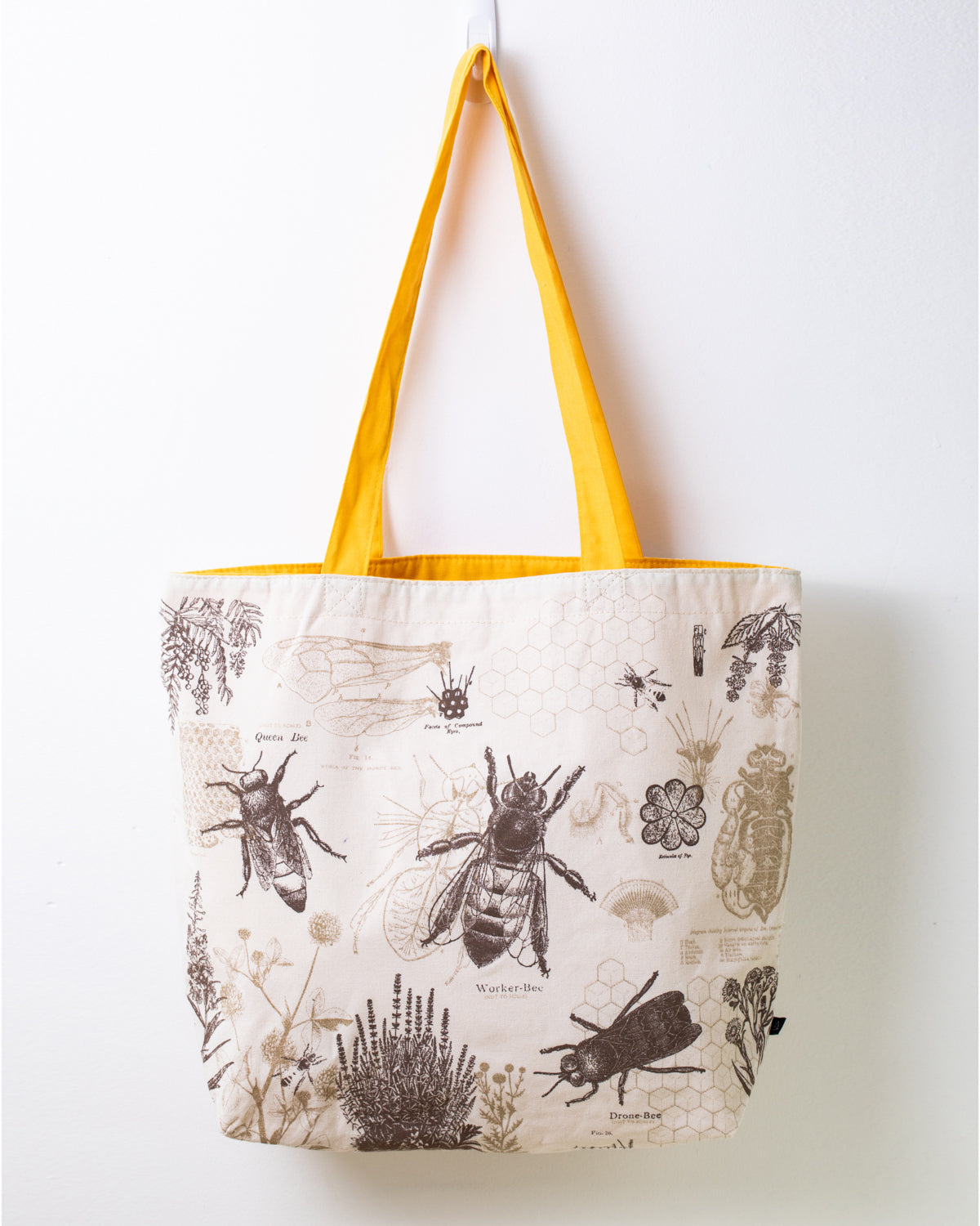 Honey Bee Canvas Shoulder Tote