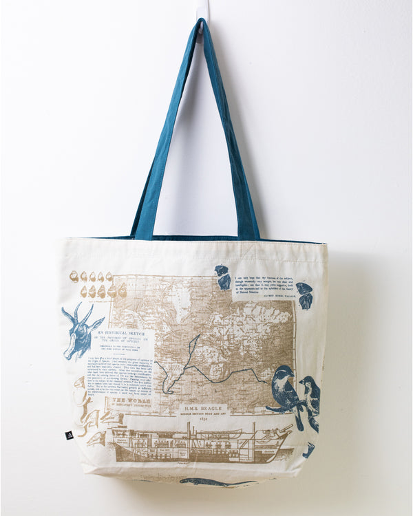 Evolutionary Biology Canvas Shoulder Tote