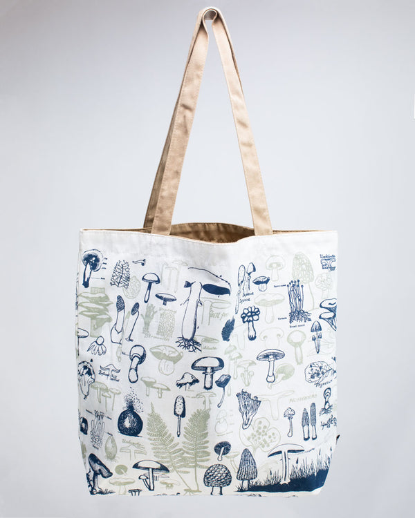 Mushrooms Canvas Shoulder Tote