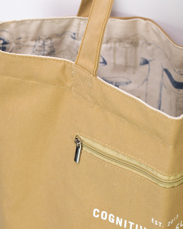 Mushrooms Canvas Shoulder Tote