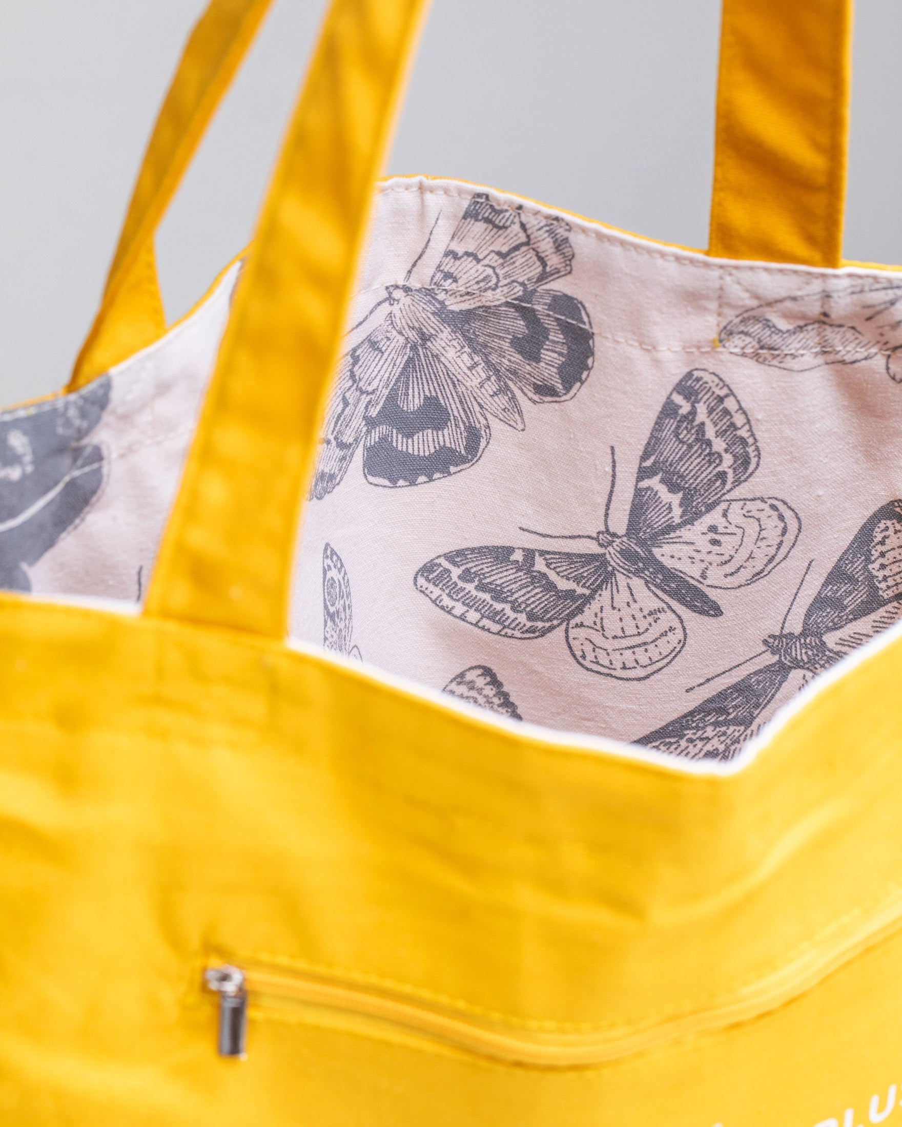 Moth Canvas Shoulder Tote