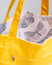 Moth Canvas Shoulder Tote