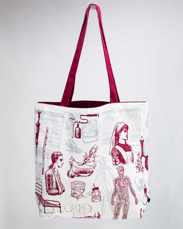 Nursing Canvas Shoulder Tote