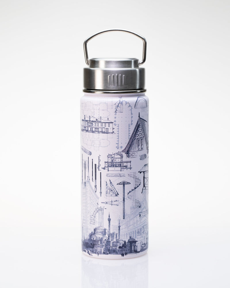 Architecture 18 oz Steel Bottle